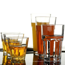 Haonai 350ml whiskey glass drinking glass milk glass tumbler